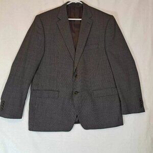 Lauren Ralph Lauren Blazer Mens 48R Gray Wool Two Button‎ Jacket